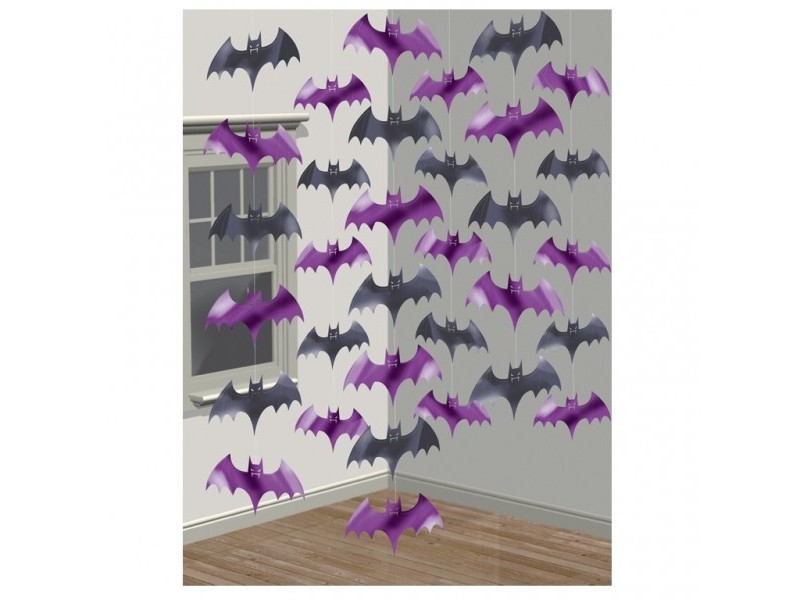 DECOAZIONE HALLOWEEN PIPISTRELLI 6X2,13M