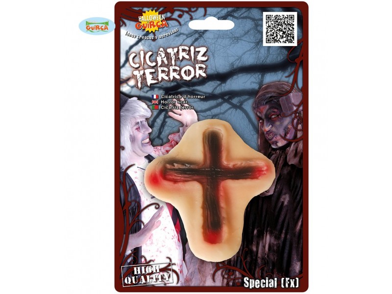 CICATRICE CROCE CON ADESIVO