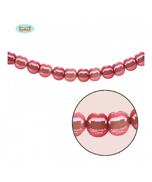 GHIRLANDA BOCCA VAMPIRO 200 X 27 CM.