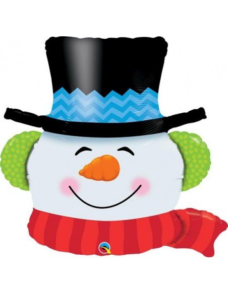 PALLONE MYLAR TESTA OMINO DI NEVE 36" CM. 91