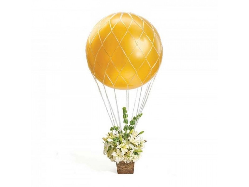 RETE MONGOLFIERA 36" BIANCA 1PZ