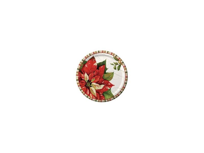 Piatto Vintage Poinsettia cm. 17,4 PZ. 8