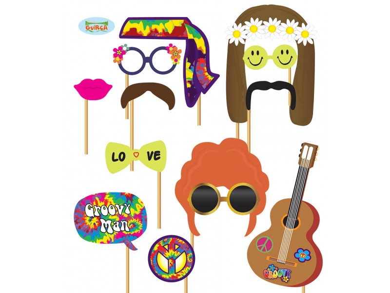 SET PHOTOCALL HIPPIE 12 PC