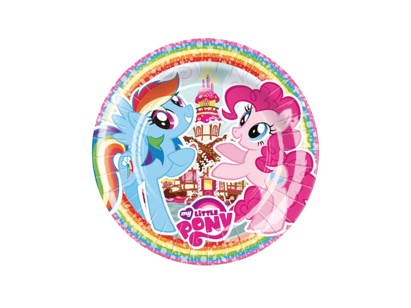 PIATTI 23CM MY LITTLE PONY 8PZ