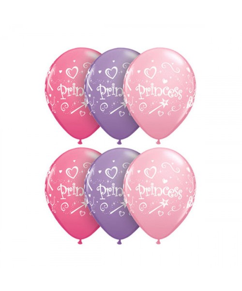 PALLONE LATTICE 12" PRINCESS 3COL.100PZ