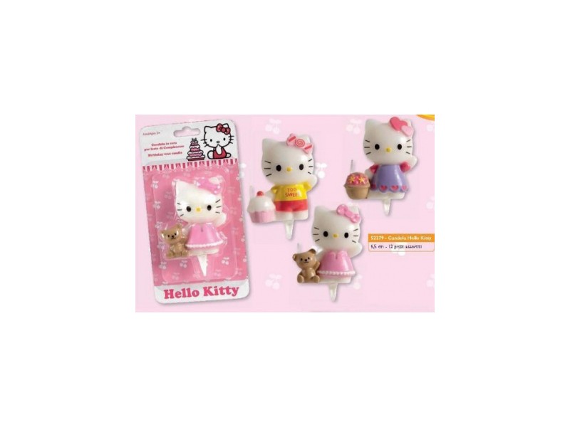 CANDELA HELLO KITTY 3 SOGGETTI