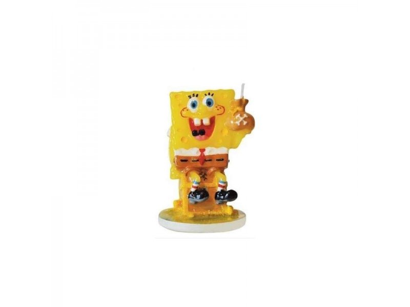 CANDELA SPONGEBOB 3D CM. 8