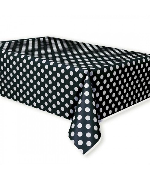 tOVAGLIA PLASTICA NERA POIS 137X274 CM. 2