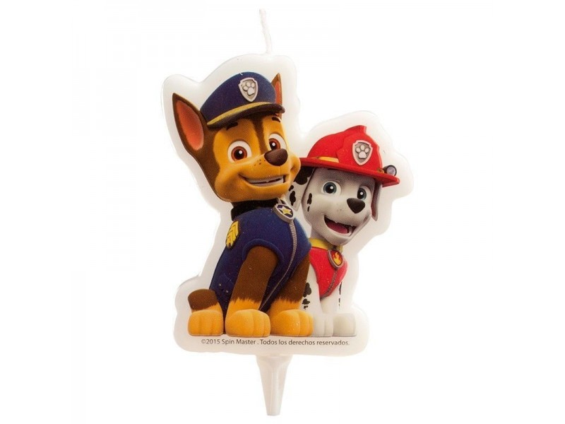 CANDELA PAW PATROL 3D H. 8 CM.