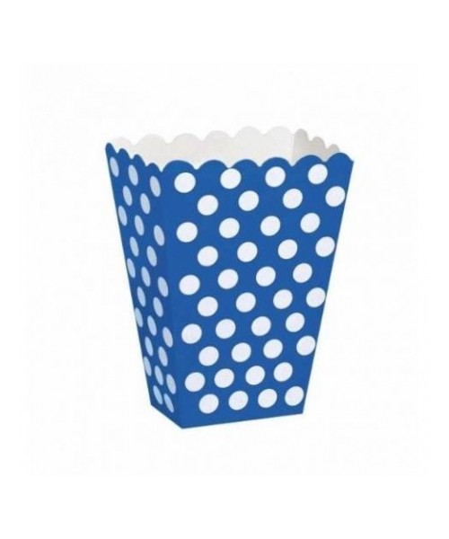 8 BOX CONTENITORI IN CARTONCINO BLU POIS 2