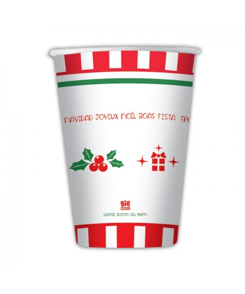 BICCHIERI 8PZ CC.200 NATALE 2017