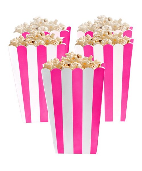 VAINECHAY 12pcs Catole di Popcorn Contenitori di Popcorn Caramelle Spuntini del Partito Dolci Popcorn e Regali Rosa per Feste Movie Nights Carnival Christmas Blu 