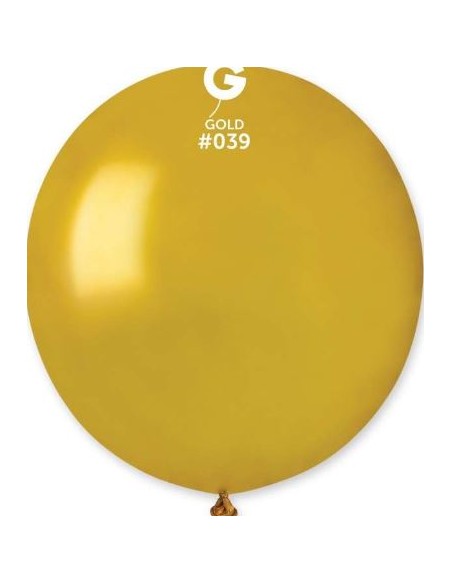 PALLONE LATTICE 48CM 19" ORO METAL 1PZ PALLONE LATTICE 48CM 19" ORO METAL 1PZ