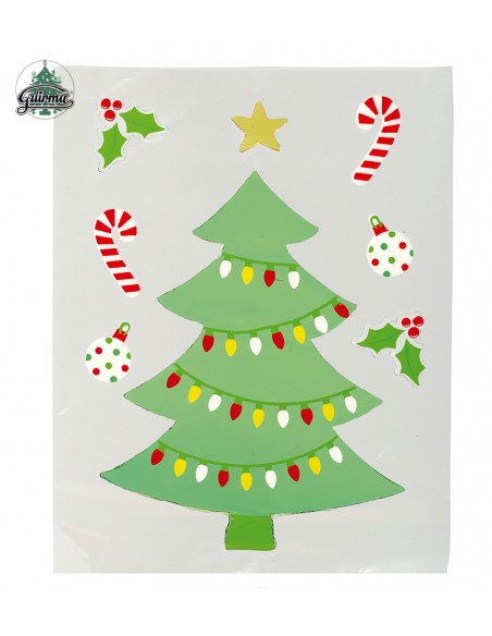 DECORAZIONE GEL ALBERO 30X30CM