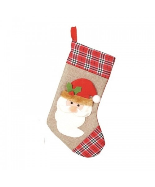 CALZA DECORATA BABBO NATALE 46CM