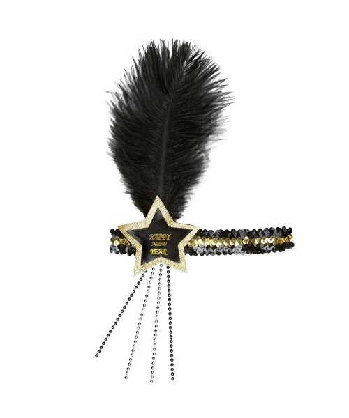 FASCIA CHARLESTON HAPPY NEW YEAR NERO-ORO