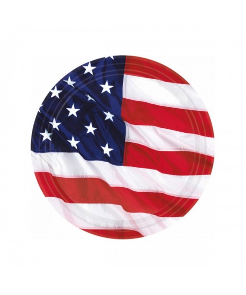 PIATTI 23CM PZ. 8 USA PRIDE AMERICA