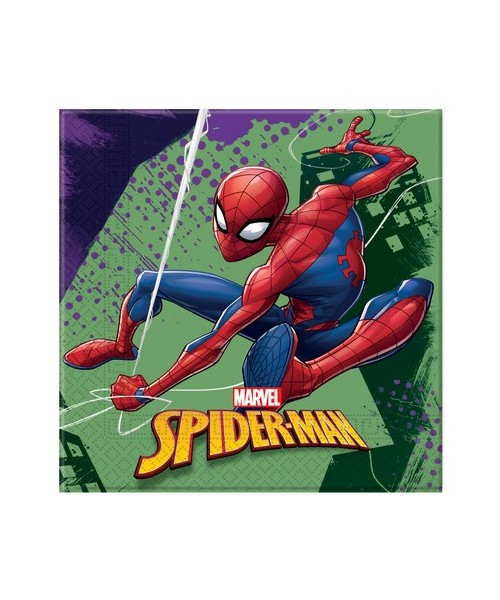 TOVAGLIOLO 33X33CM SPIDERMAN TEAM 2