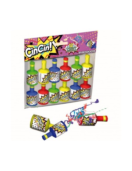 12 BOTTIGLIETTE CIN CIN A STRAPPO