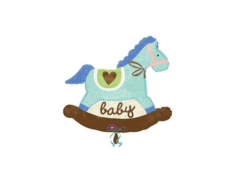 PALLONE MYLAR HORSE BABY 66X74