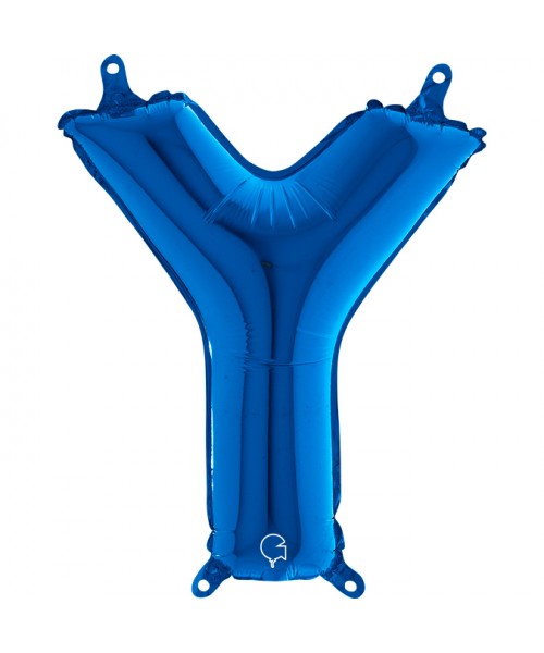 LETTERA MINI "Y" BLU CM.18