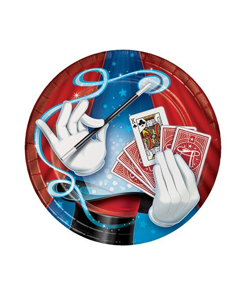 PIATTO MAGIC PARTY CM. 18CM PZ.8