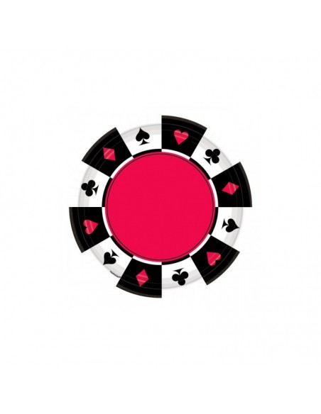 PIATTO CM. 18 PZ. 8 PLACE YOUR BET