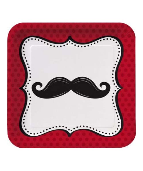 PIATTO CM. 23 BAFFI MUSTACHE 8PZ