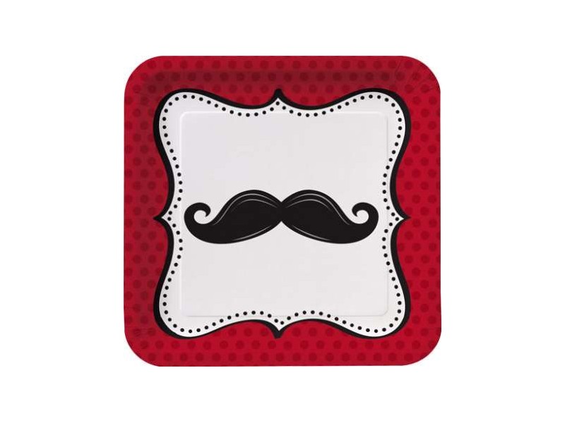 PIATTO CM. 23 BAFFI MUSTACHE 8PZ