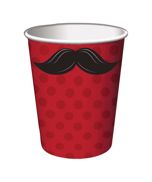 BICCHIERE PZ. 8 266ML BAFFI MUSTACHE
