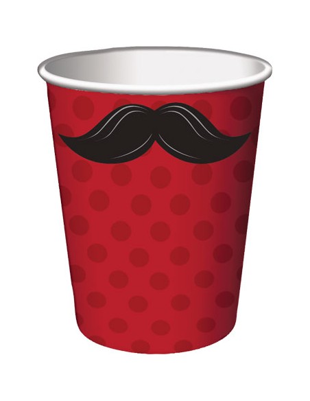 BICCHIERE PZ. 8 266ML BAFFI MUSTACHE