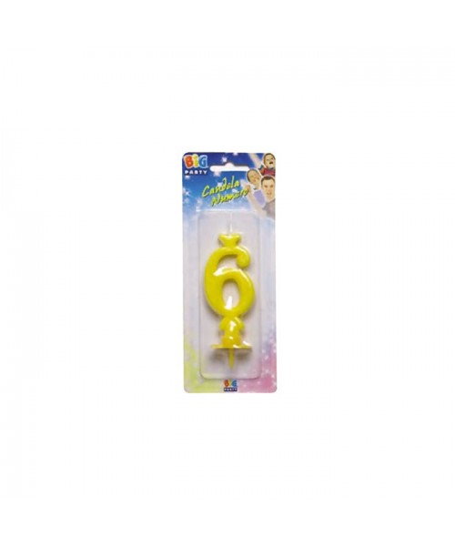 Num. 6 di Cera Giallo