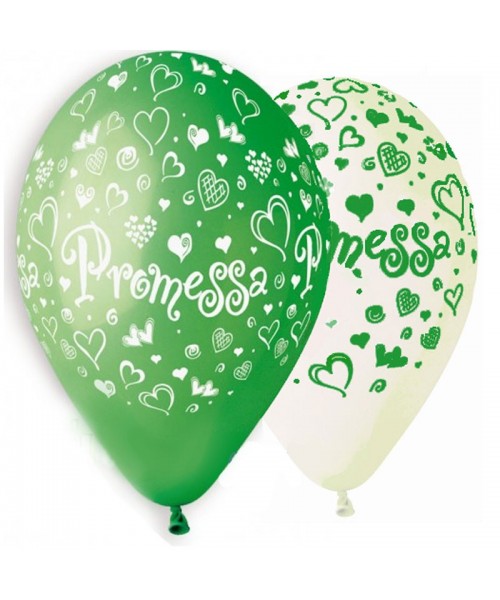 PALLONE LATTICE 12"30CM PROMESSA ASS. 100PZ