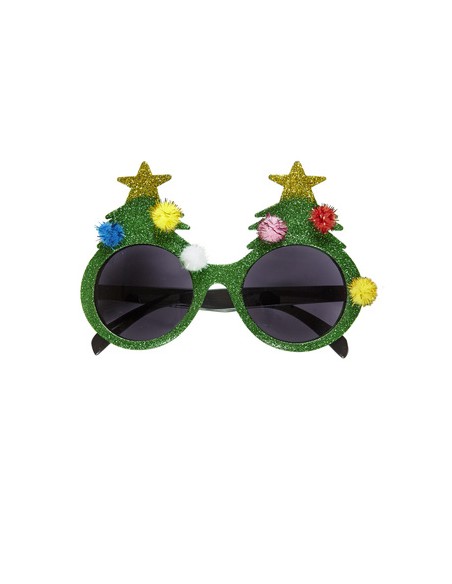 OCCHIALI ALBERO DI NATALE GLITTER