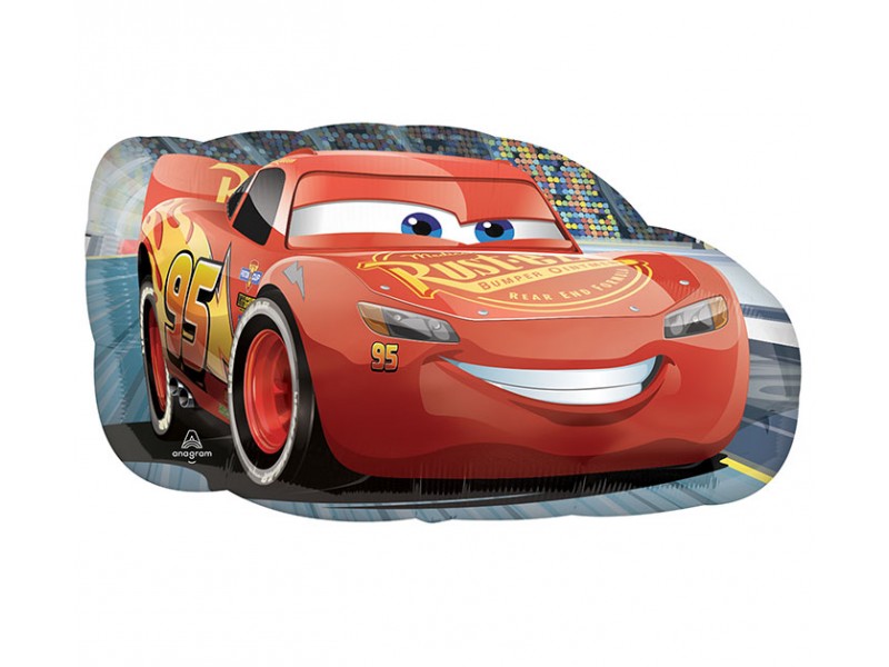 PALLONE MYLAR CARS LIGHTNING MCQUEEN 76X43CM