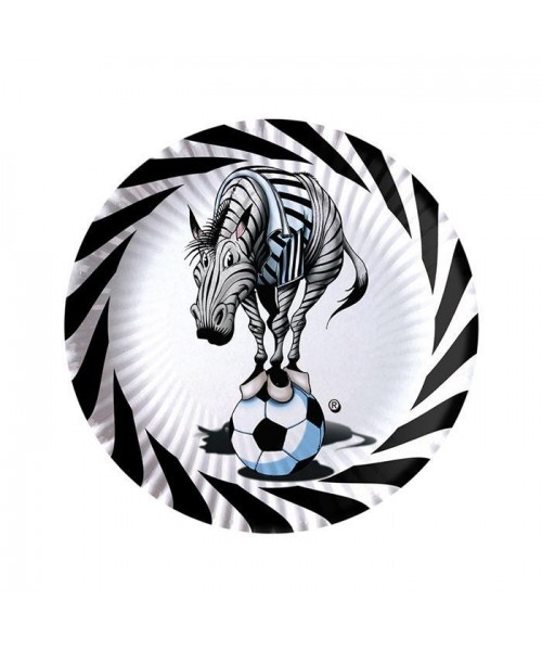 10 PIATTI ZEBROTTO BIANCONERO CM.18 2