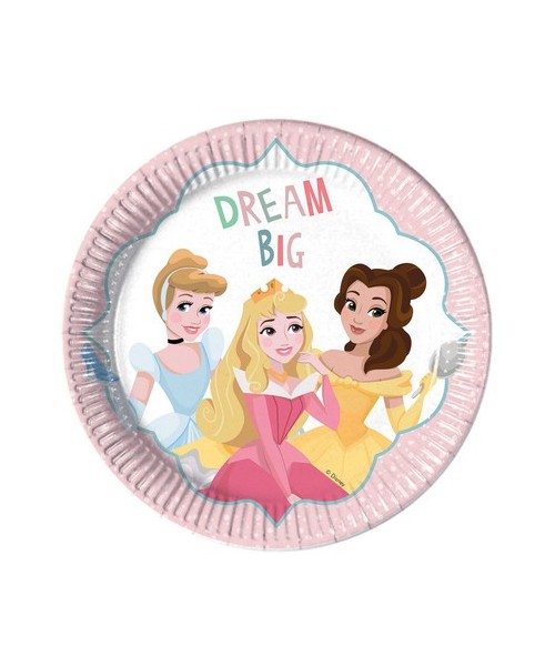 PIATTO CM.23 PZ. 8 PRINCIPESSE DARE TO DREAMS