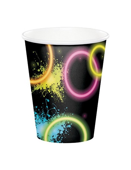 BICCHIERE GLOW PARTY FLUO 8PZ