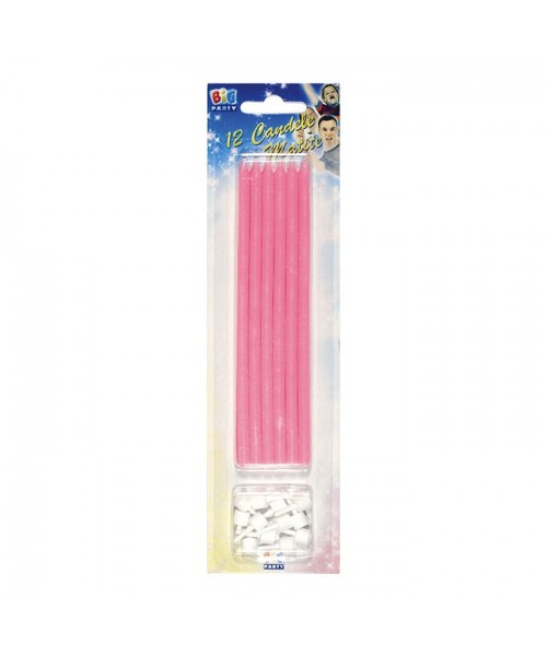 12 Cand. Matite + supp. Rosa