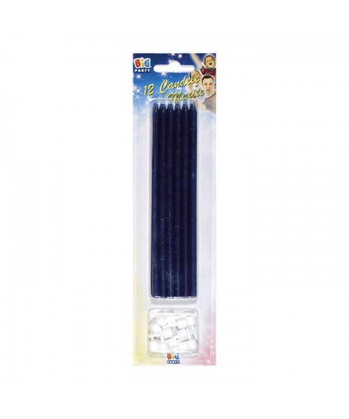12 Cand. Matite + supp. Blu
