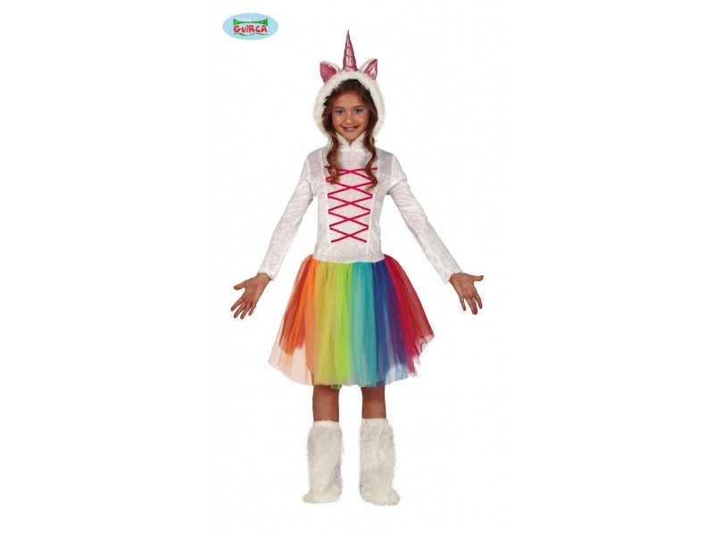 COSTUME BIMBA UNICORNO 3 - 4 ANNI