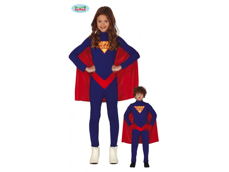 COSTUME SUPER EROE BIMBO/A 10 -12 ANNI