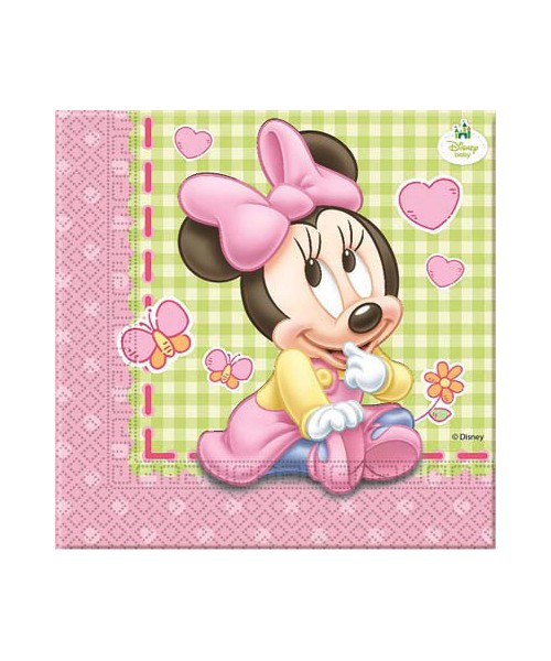 Tovagliolo 33x33 cm *Baby Minnie 20PZ