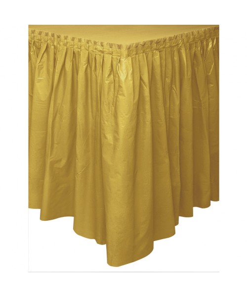 GONNA GIROTAVOLA PLASTICA 73*274 GOLD