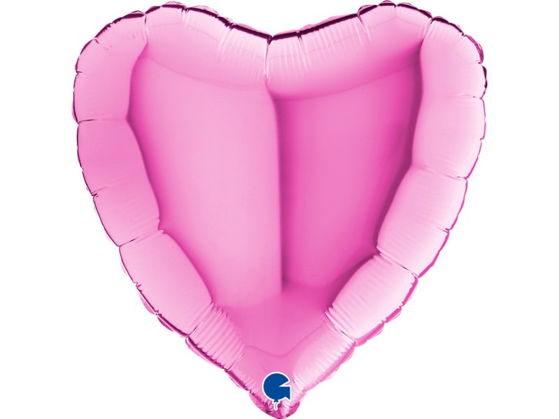 PALLONE CUORE MYLAR 18" FUXIA