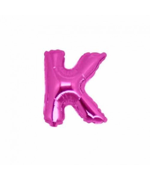LETTERA MINI "K" FUXIA CM.18