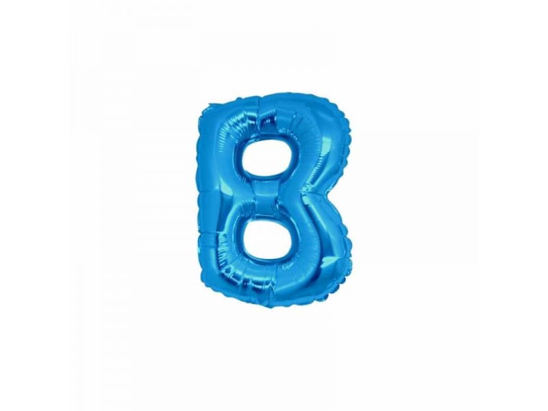 LETTERA MINI "B" BLU CM.18