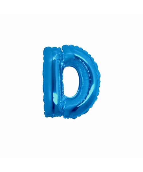 LETTERA MINI "D" BLU CM.18