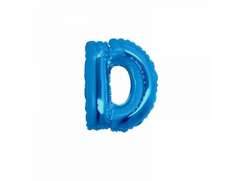 LETTERA MINI "D" BLU CM.18