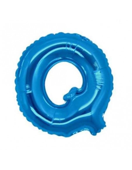 LETTERA MINI "Q" BLU CM.18